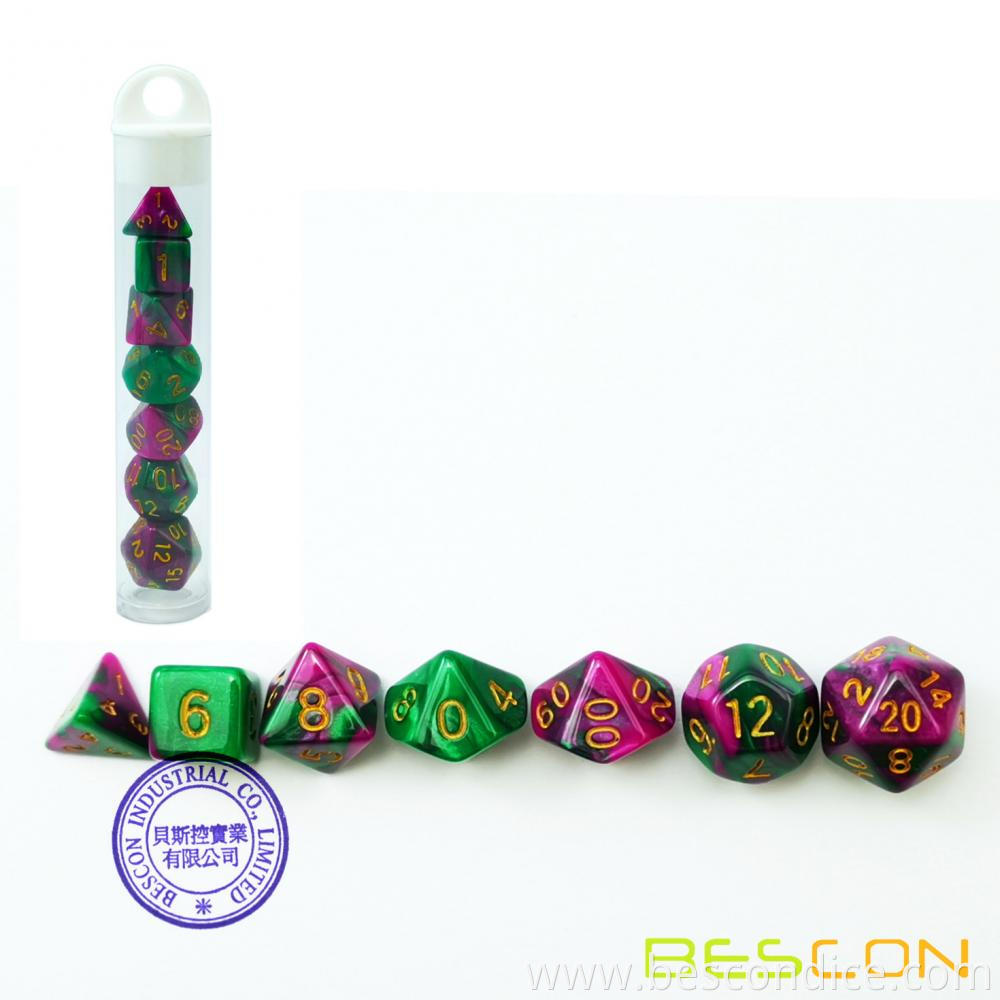 Small Rpg Dice Set D4 D20 In Tube Packaging 2 Small Rpg Dice Set D4 D20 In Tube Packaging 2
